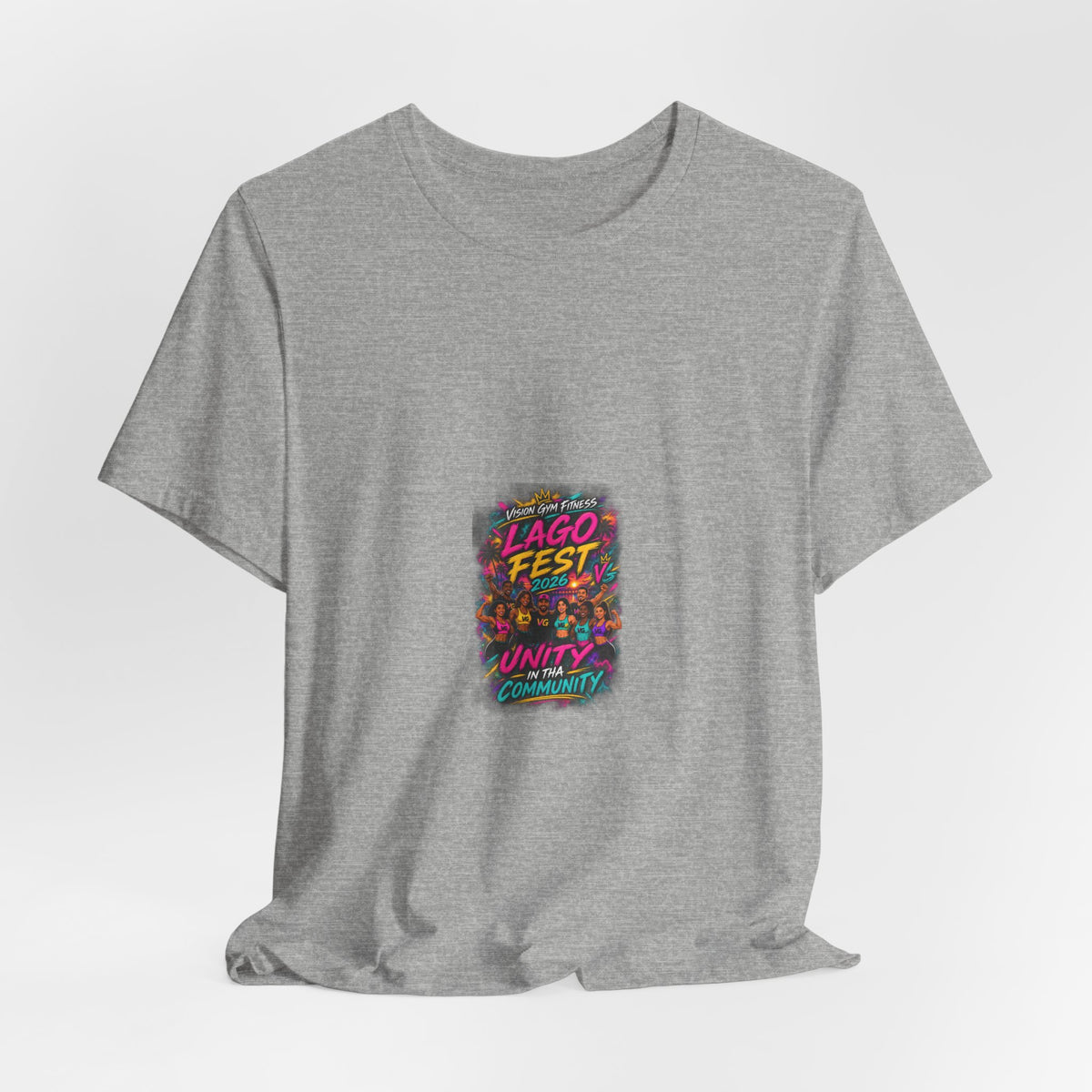 Chicago Fest Unity T‑Shirt — Colorful Festival Graphic Tee