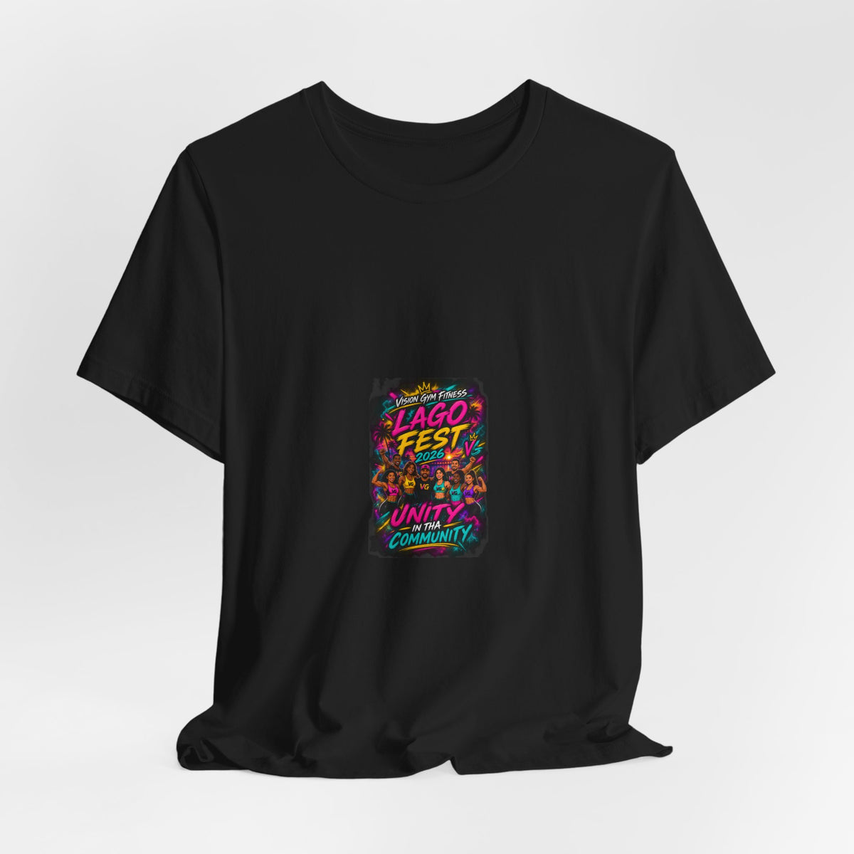 Chicago Fest Unity T‑Shirt — Colorful Festival Graphic Tee