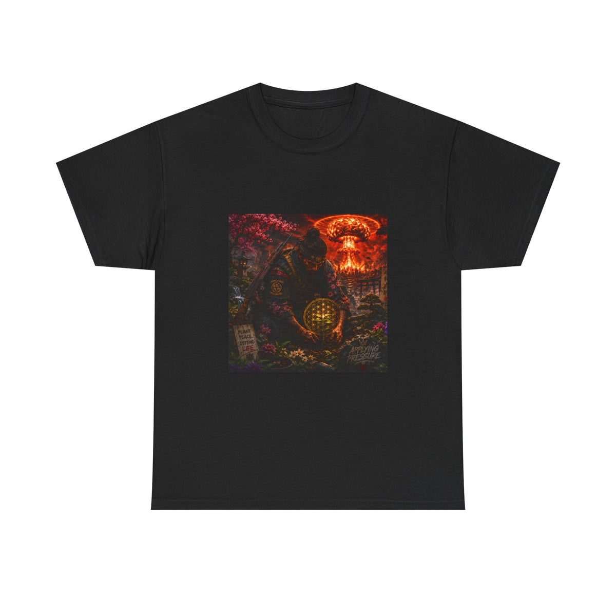 Applying Pressure Samurai Garden Guardian T-Shirt