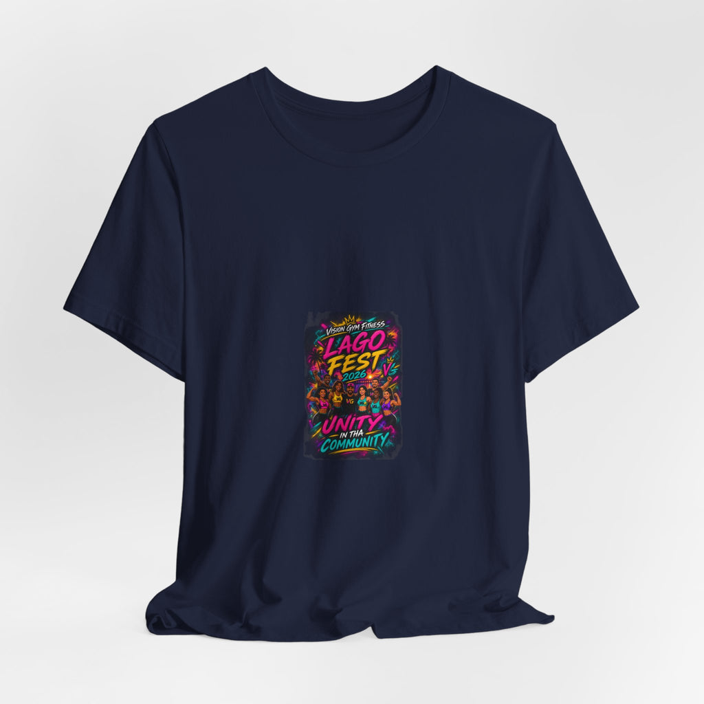 Chicago Fest Unity T‑Shirt — Colorful Festival Graphic Tee