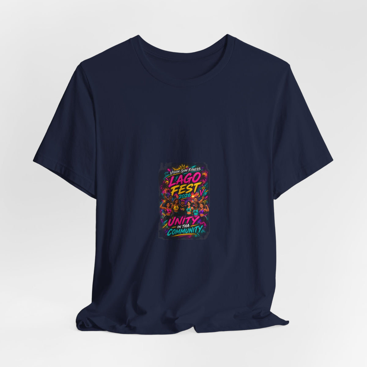 Chicago Fest Unity T‑Shirt — Colorful Festival Graphic Tee
