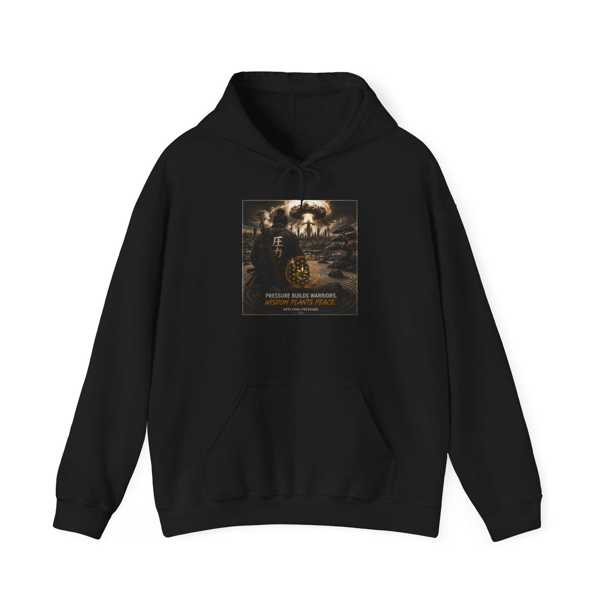 Applying Pressure Samurai Wisdom Plants Peace Hoodie