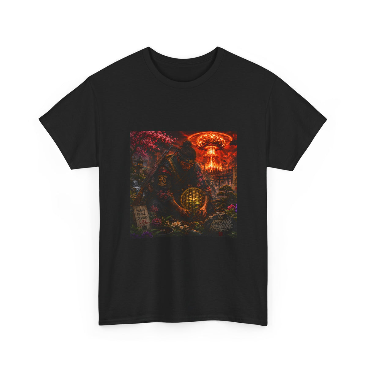 Applying Pressure Samurai Garden Guardian T-Shirt