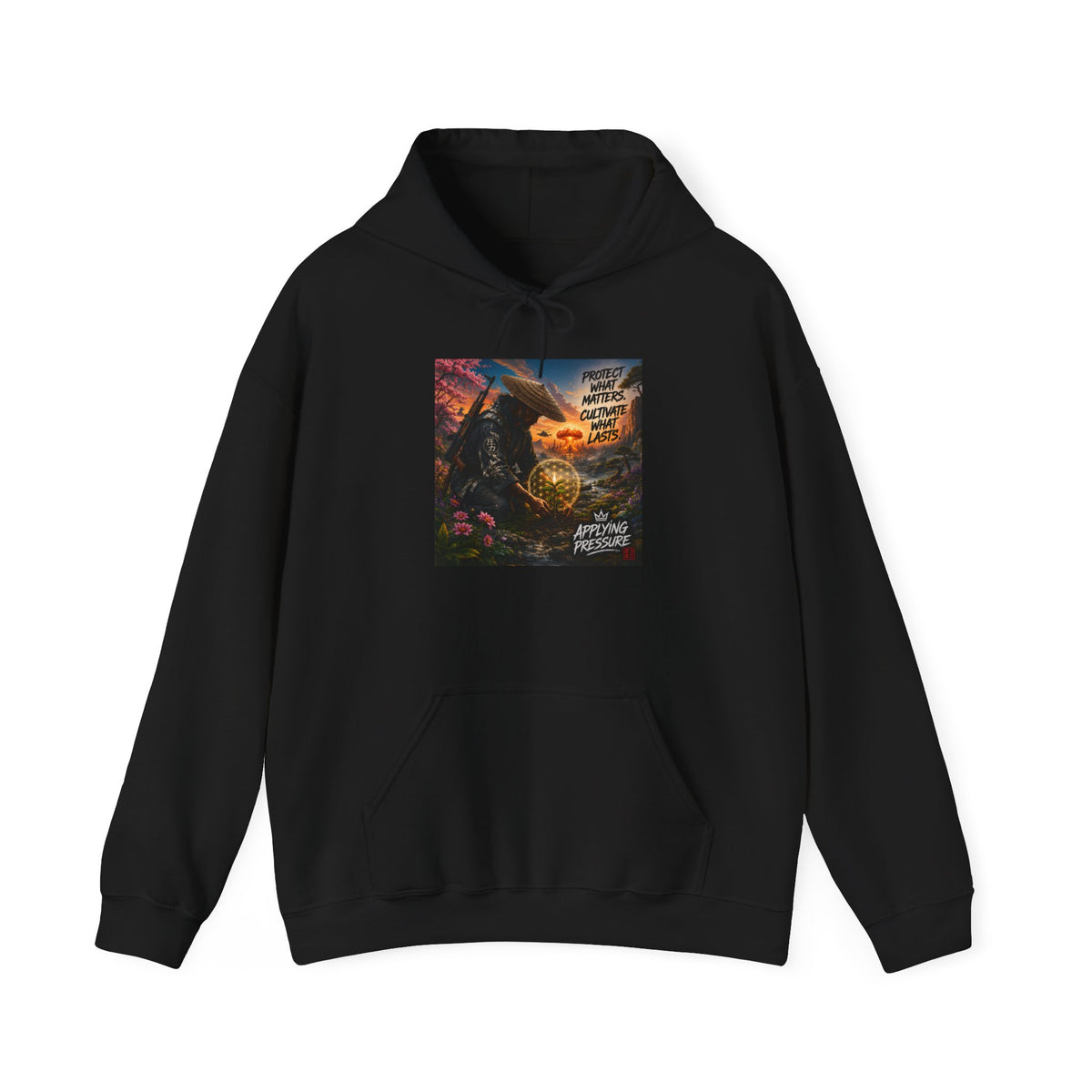 Applying Pressure Samurai Protect What Matters Hoodie