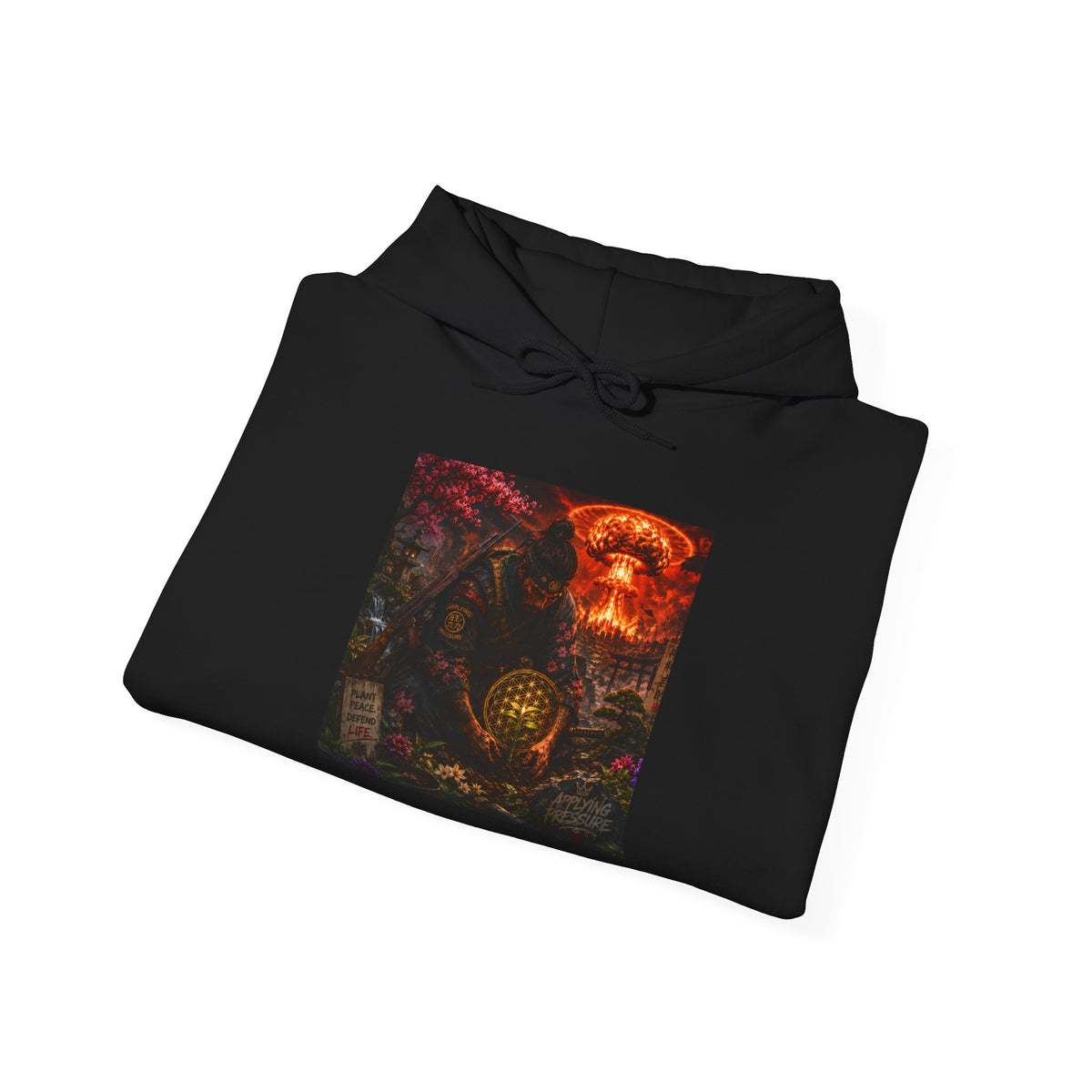 Applying Pressure Samurai Garden Guardian Hoodie