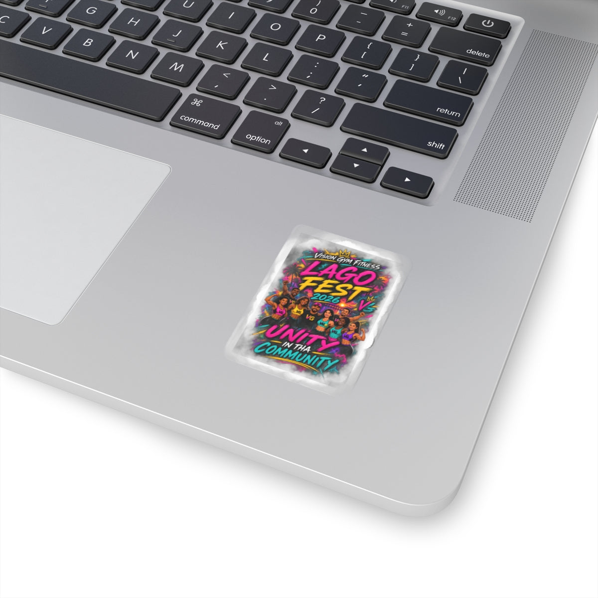 Kiss-Cut Sticker — Lagos Fest 2026 “Unity in the Community” Event Sticker