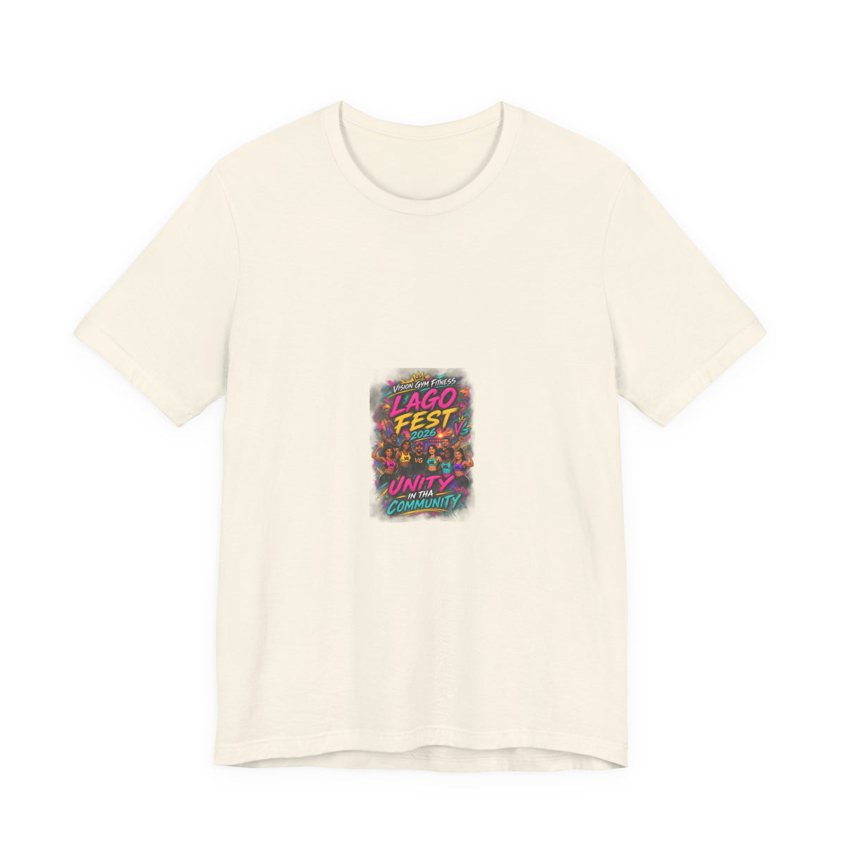 Chicago Fest Unity T‑Shirt — Colorful Festival Graphic Tee