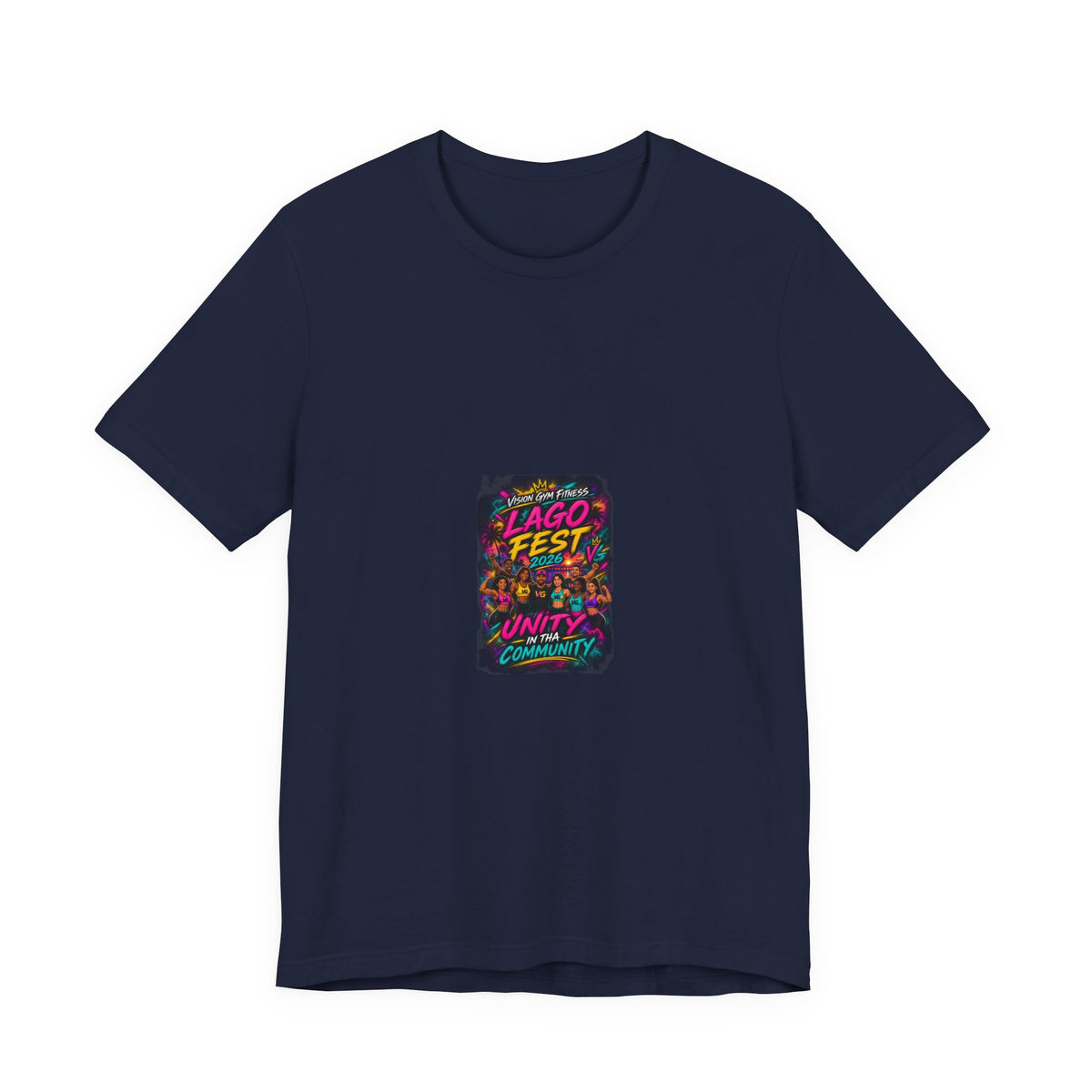 Chicago Fest Unity T‑Shirt — Colorful Festival Graphic Tee