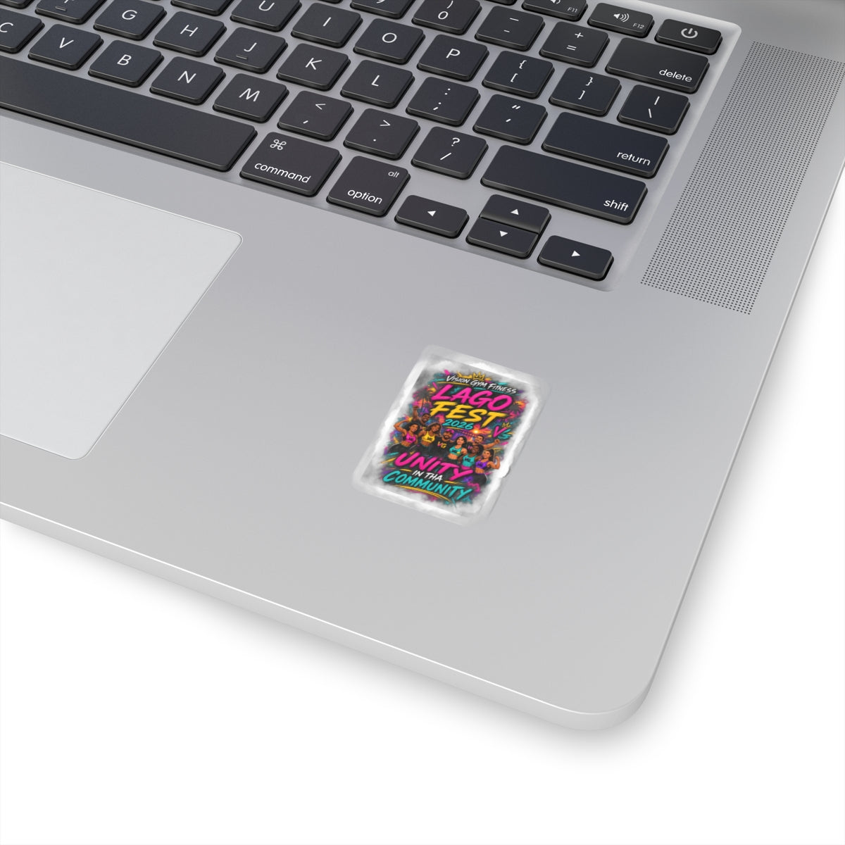 Kiss-Cut Sticker — Lagos Fest 2026 “Unity in the Community” Event Sticker