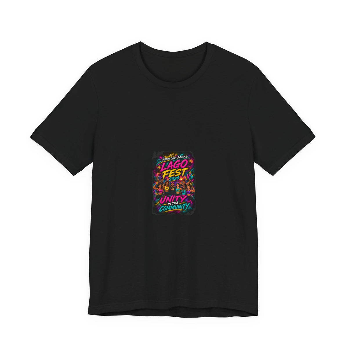Chicago Fest Unity T‑Shirt — Colorful Festival Graphic Tee