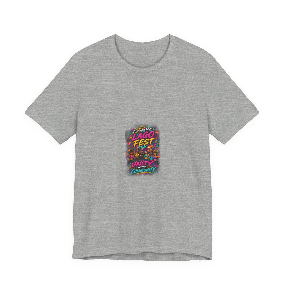 Chicago Fest Unity T‑Shirt — Colorful Festival Graphic Tee