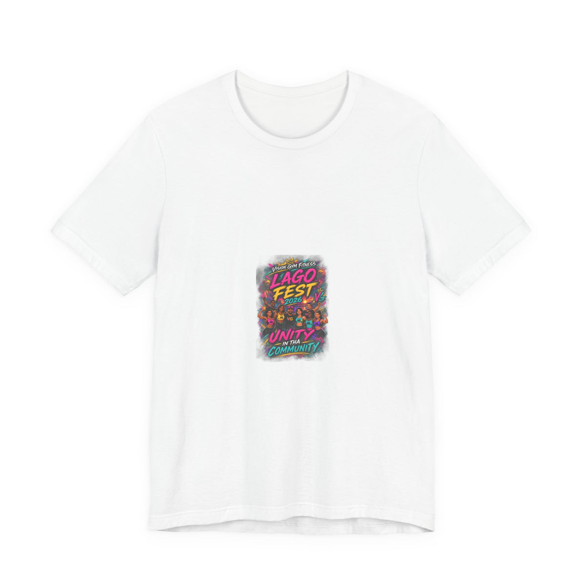 Chicago Fest Unity T‑Shirt — Colorful Festival Graphic Tee