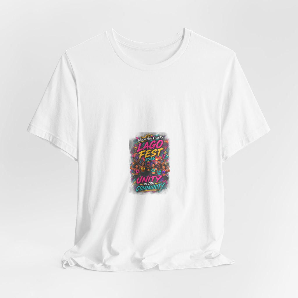 Chicago Fest Unity T‑Shirt — Colorful Festival Graphic Tee